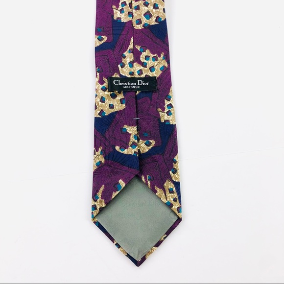 Christian Dior printed tie - Picture 2 of 2